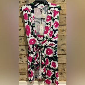 Diane VonFurstenberg Large Wildflowers Pink dress